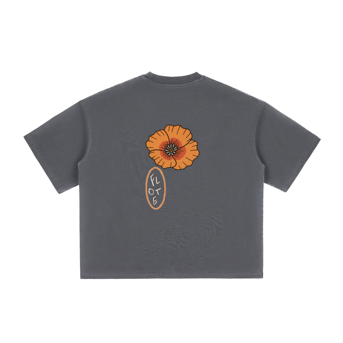 California Poppy Boxy Tee