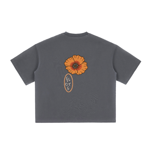 California Poppy Boxy Tee